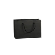 150Pcs Bulk Black Paper Bags Gift Shopping Carry Craft Bag With Cutton Handles - 17*24*10cm