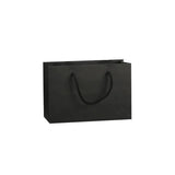 150Pcs Bulk Black Paper Bags Gift Shopping Carry Craft Bag With Cutton Handles - 17*24*10cm