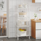 Multi-Layer Kitchen Storage Rack with Adjustable Feet and 38cm Layers