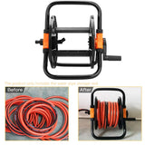 Garden Hose Storage Rack Pipe Holder Car Wash Water Winding Reel Organizer