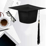 Mortarboard Graduation Hat Academic Cap Black Bachelor Master Chancellor Hat Au