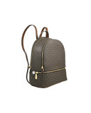 Michael Kors Women's Rhea Medium PVC Backpack Bookbag Brown - One Size