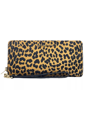 Michael Kors Women's Jet Set Animal Print Continental Wristlet Wallet - One Size