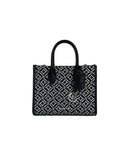 Michael Kors Women's Mirella Small Top Zip Crossbody Tote Bag Black - One Size