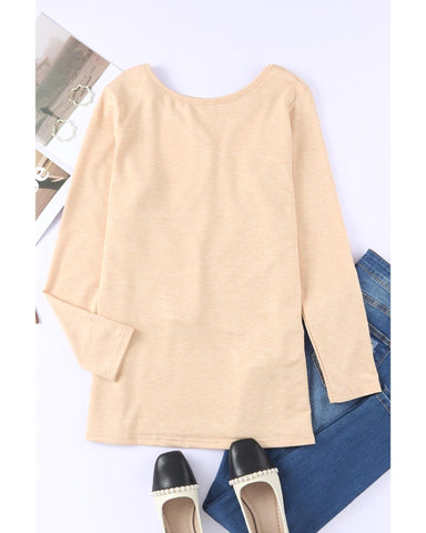 Azura Exchange Open Back Knit Top - M