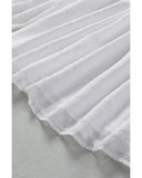 Azura Exchange Swiss Dot Ruffled V Neck Top - 2XL