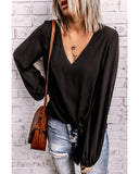 Azura Exchange Bubble Sleeve Blouse - M