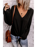 Azura Exchange Bubble Sleeve Blouse - M