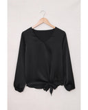Azura Exchange Bubble Sleeve Blouse - M