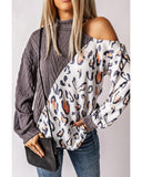 Azura Exchange Cold Shoulder Turtleneck Top - M