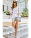 Azura Exchange Floral Leopard Peplum Top - 2XL