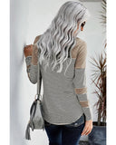 Azura Exchange Pinstripe Patch Pocket Top - M