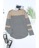 Azura Exchange Pinstripe Patch Pocket Top - M