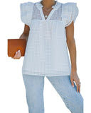 Azura Exchange Ruffled Shoulder Top - XL