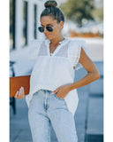 Azura Exchange Ruffled Shoulder Top - XL