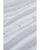 Azura Exchange Puckered Texturing Ruffled Cap Sleeves Babydoll Top - L