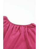 Azura Exchange Split V Neck Dolman Top - L