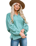 Azura Exchange Dolman Style V Neck Top - M
