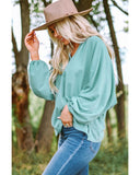 Azura Exchange Dolman Style V Neck Top - M