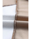 Azura Exchange Color Block Rib Knit Top - L