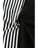 Azura Exchange Leopard Striped Long Sleeve Blouse - M