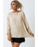 Azura Exchange Smocked Wrist Shift Top - 2XL