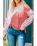 Azura Exchange Asymmetric Cold Shoulder Knit Top - L