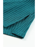 Azura Exchange Leopard Waffle Knit Top - L