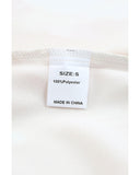 Azura Exchange Print Lace-up Buttoned Henley Top - L