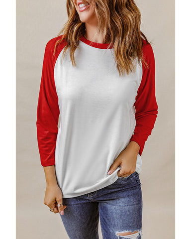Azura Exchange Raglan Sleeve Pullover Top - M
