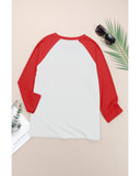 Azura Exchange Raglan Sleeve Pullover Top - M