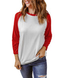 Azura Exchange Raglan Sleeve Pullover Top - M