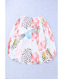 Azura Exchange Leopard Print Loose Top - S