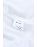 Azura Exchange Buttoned Swiss Dot Peplum Blouse - S