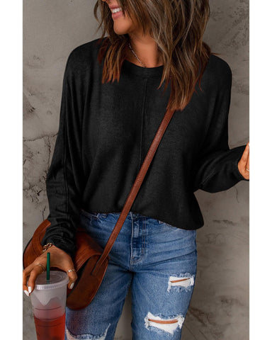 Azura Exchange Patchwork Long Sleeve Top - M