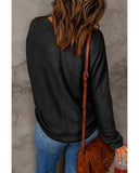 Azura Exchange Patchwork Long Sleeve Top - M