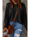 Azura Exchange Patchwork Long Sleeve Top - M