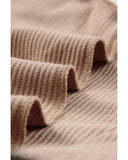 Azura Exchange Leopard Sleeve Contrast Knitted Pullover Top - S