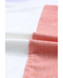 Azura Exchange Knitted Leopard Color Block Long Sleeve Top - L