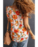 Azura Exchange Ruffled Flutter Sleeve Blouse - M