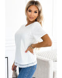 Azura Exchange Sequin Short Sleeve T-Shirt - XL