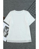 Azura Exchange Sequin Short Sleeve T-Shirt - XL