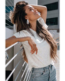 Azura Exchange Sequin Short Sleeve T-Shirt - XL