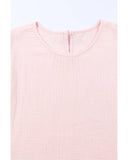 Azura Exchange Tiered Ruffled Short Sleeve Blouse - L