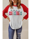 Azura Exchange Color Block Long Sleeve Top - M