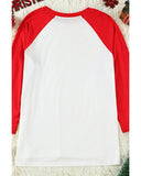 Azura Exchange Color Block Long Sleeve Top - M