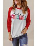 Azura Exchange Color Block Long Sleeve Top - M