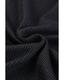 Azura Exchange Leopard Splicing Buttoned Knit Top - M