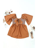 Azura Exchange Wide Sleeves Flowy Top - M