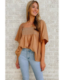 Azura Exchange Wide Sleeves Flowy Top - S